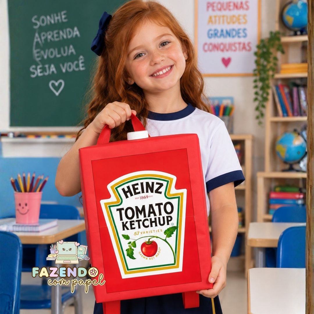 Mochila Maluca Fast Food - Imagem 5