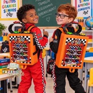 Mochila Maluca Hot Wheels