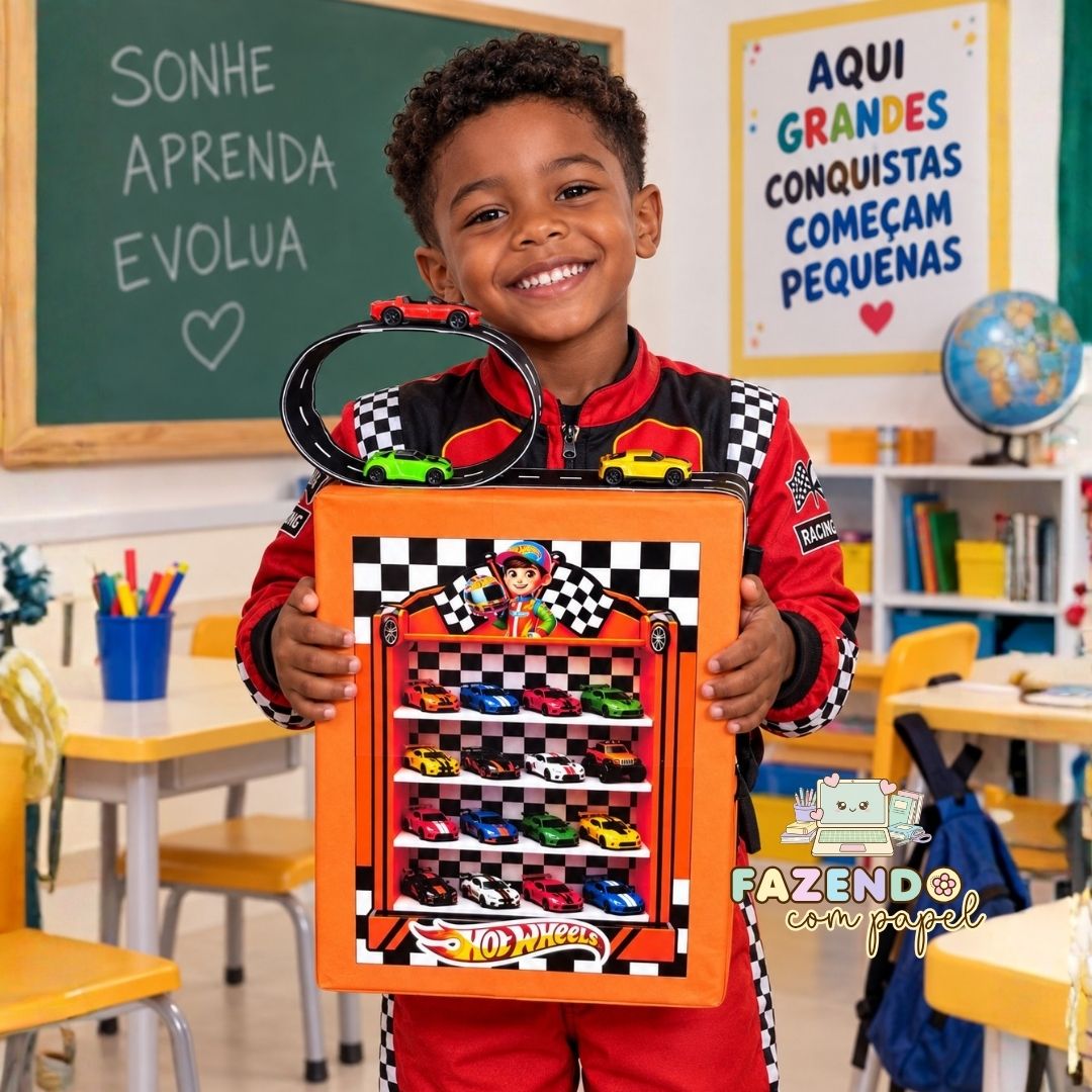 Mochila Maluca Hot Wheels - Imagem 4